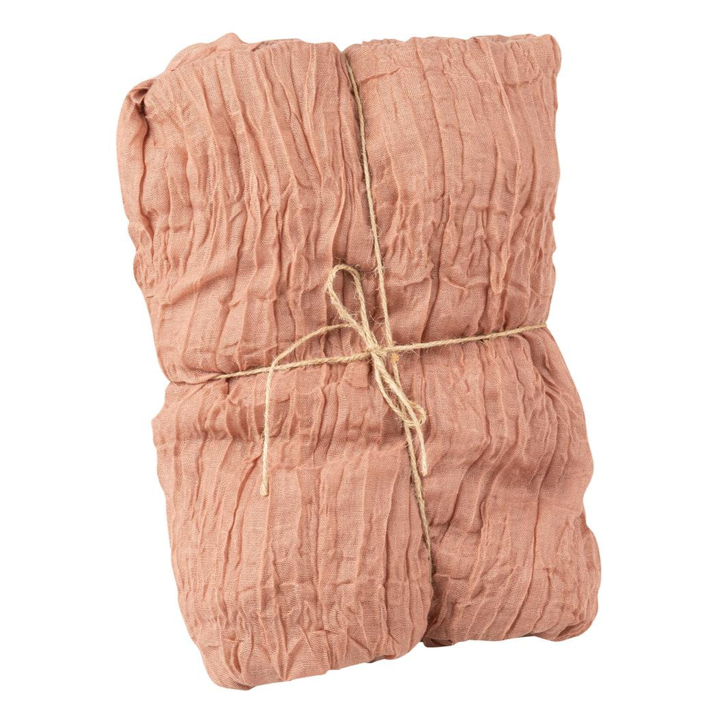 Tafelloper Cheesecloth Oud Roze (3m x 90cm)