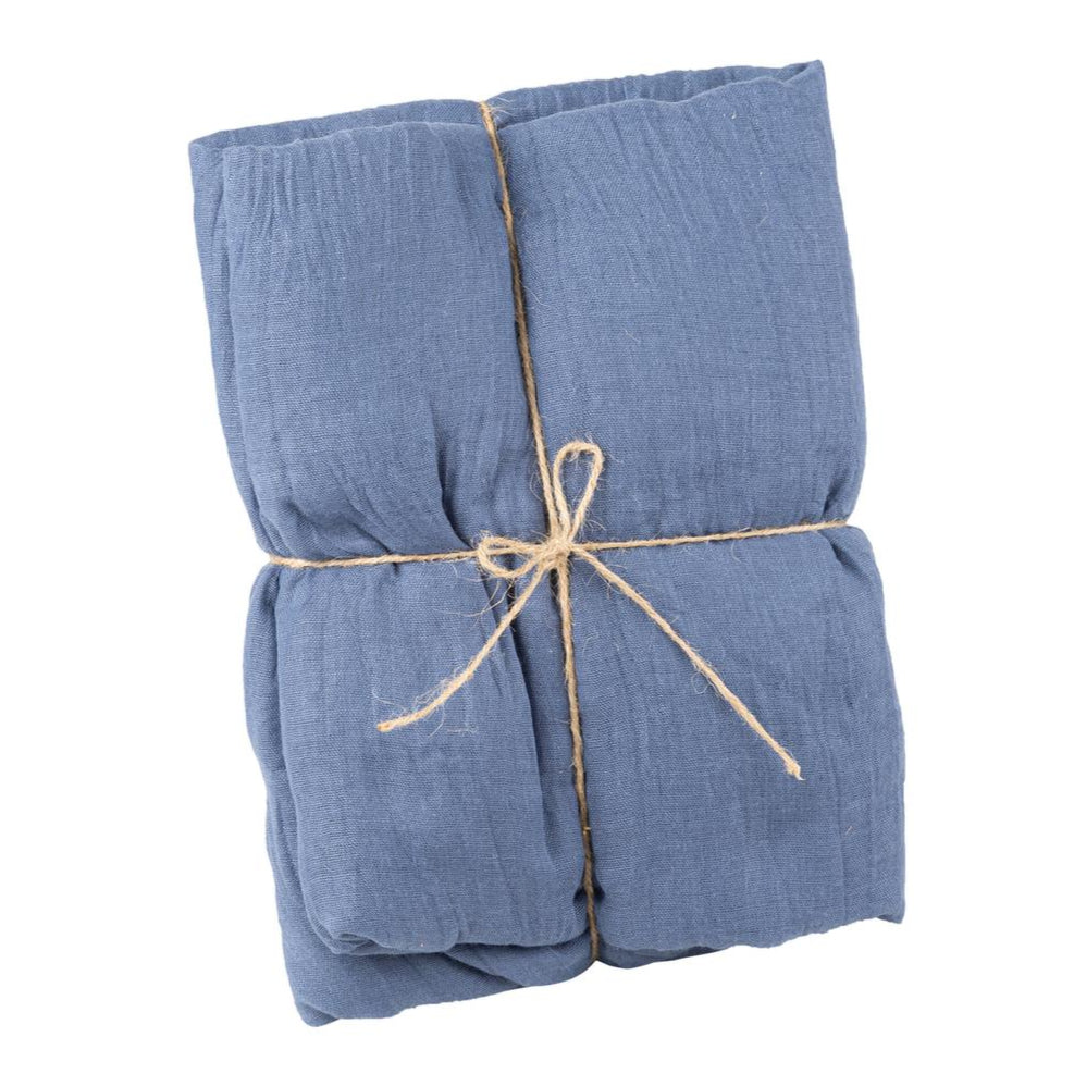 Tafelloper Cheesecloth Zacht Dusty Blauw (3m x 90cm)