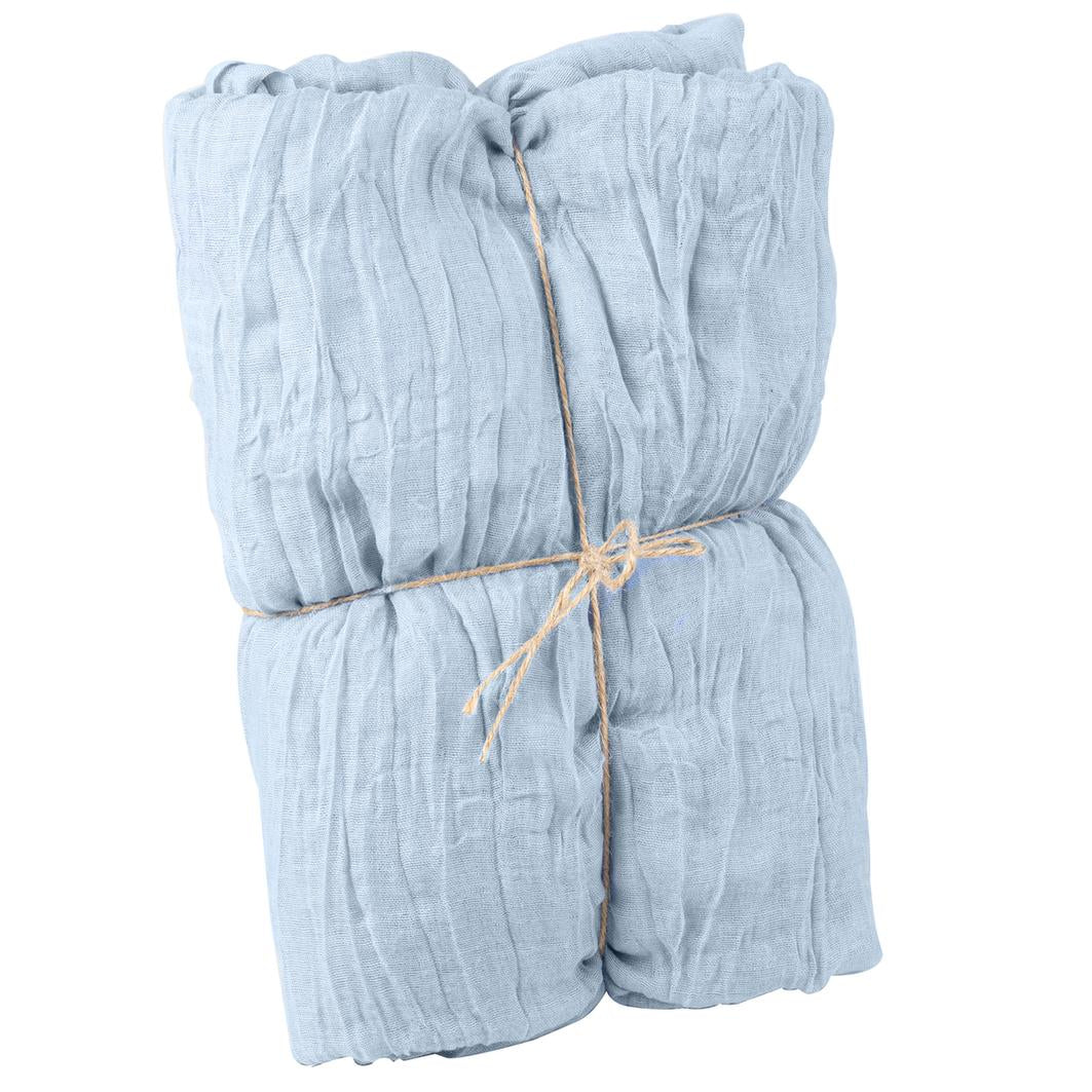 Tafelloper Cheesecloth Licht Blauw (3m x 90cm)