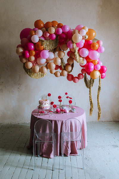 Link ballonnen lavendel - 50 stuks