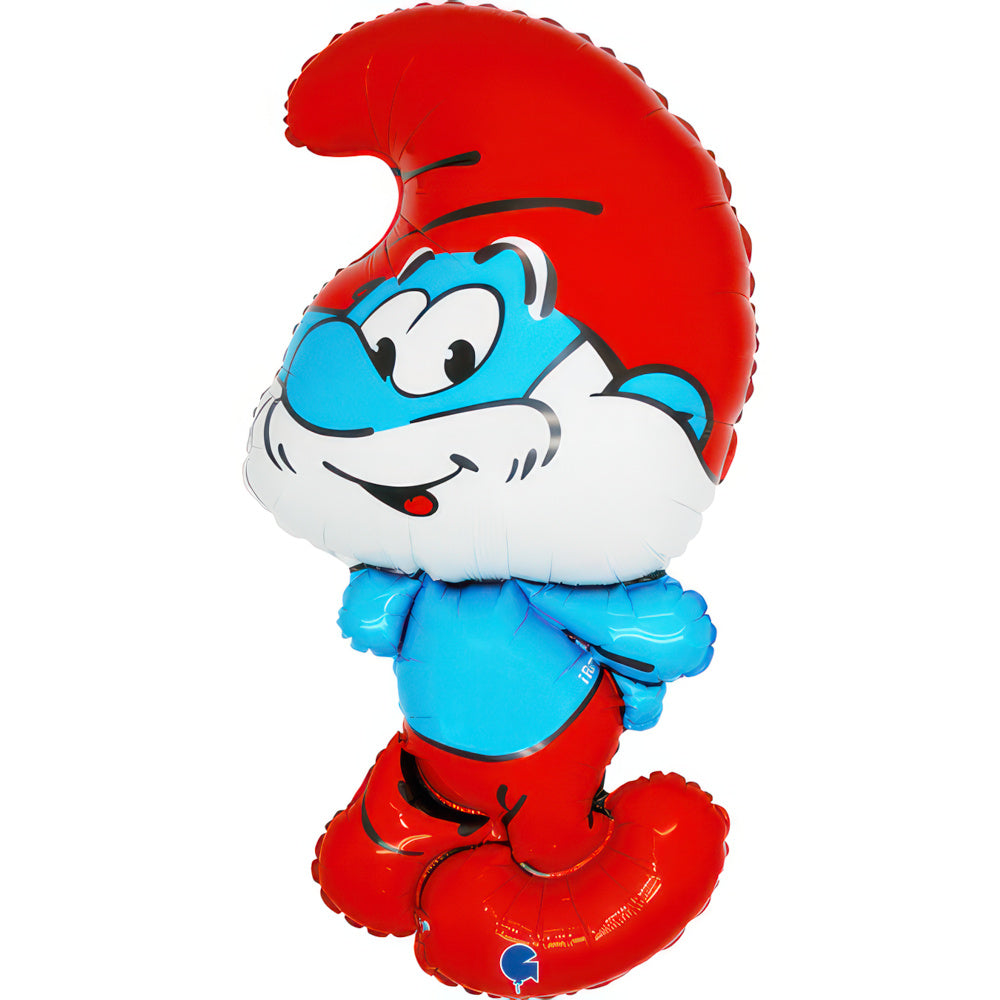 ballon smurfen grote smurf folieballon feest verjaardag deco