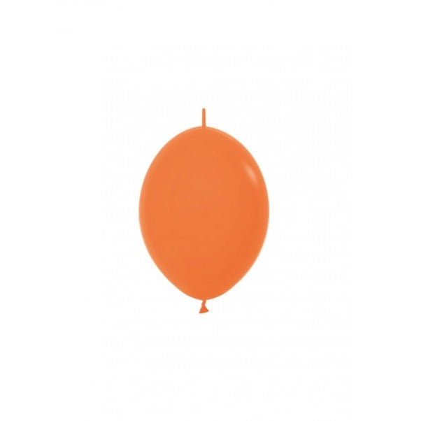 Link ballonnen oranje feest deco decoratie verjaardag slinger